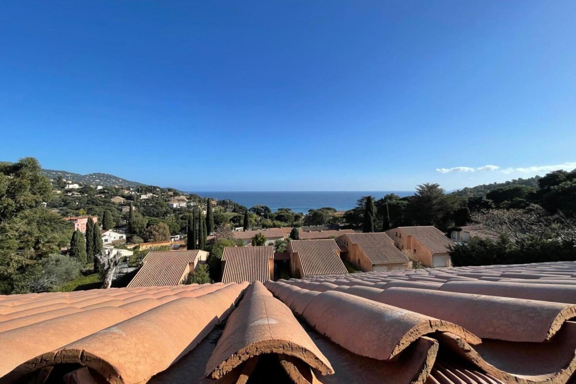 Duplex In Pramousquier - Sea View Apartment Le Lavandou Bagian luar foto